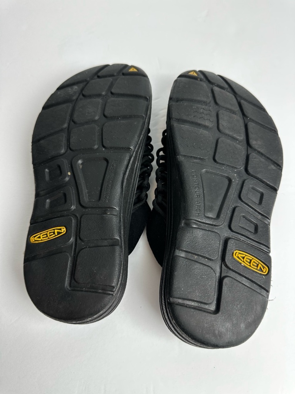 Keen Uneek Slides Women's Size 6.5 EU 37 Shoes Black Open Back Paracord Gorpcore - Picture 7 of 8